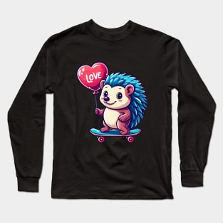 Valentine Hedgehog Valentine Hedgehog 2024 Long Sleeve T-Shirt